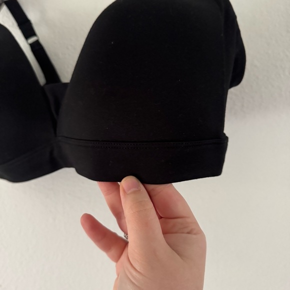 Auden LIKE NEW Black Lightly Lined Wire-Free Natural Shape Smoothing Bra 38DD - Picture 8 of 13